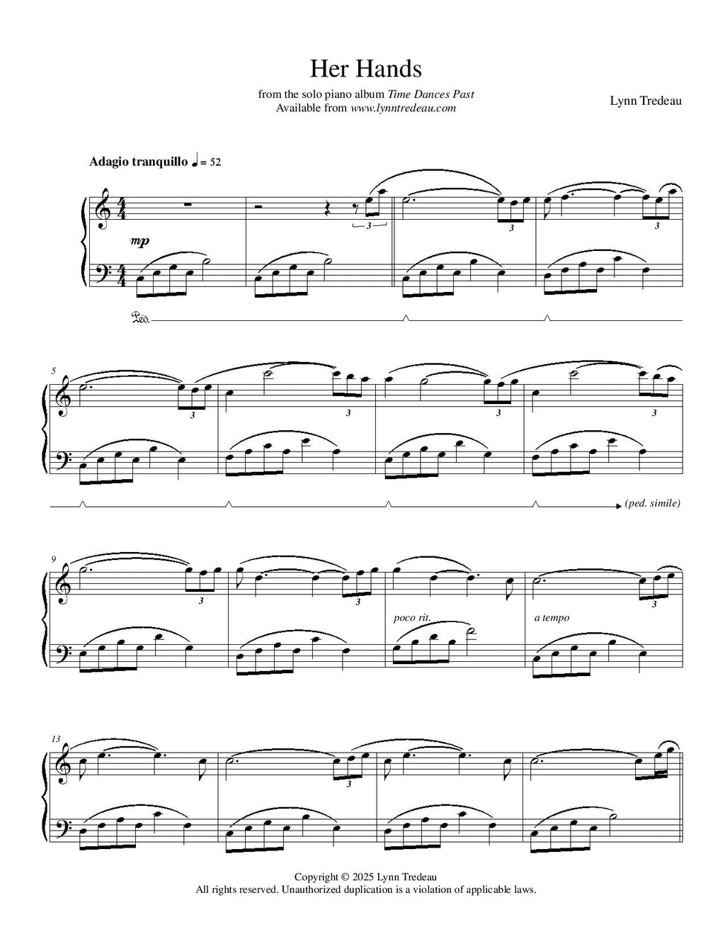 Time Dances Past-Digital Songbook