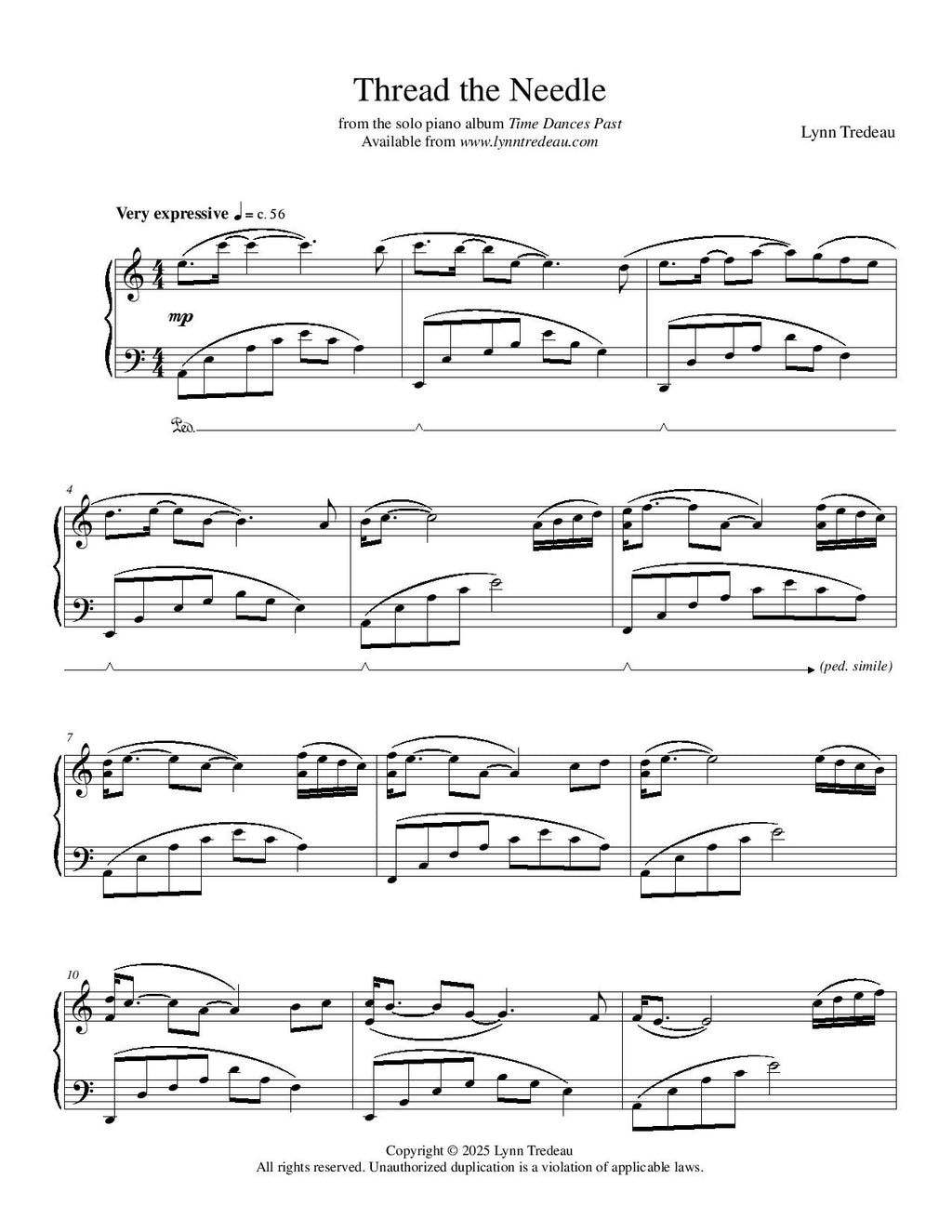 Time Dances Past-Digital Songbook