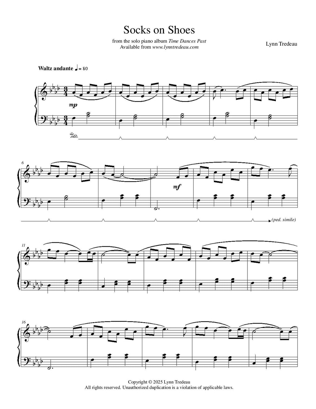 Time Dances Past-Digital Songbook