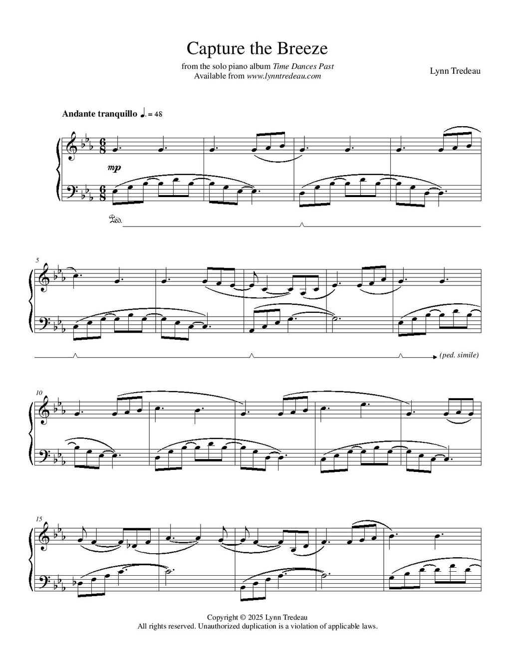 Time Dances Past-Digital Songbook