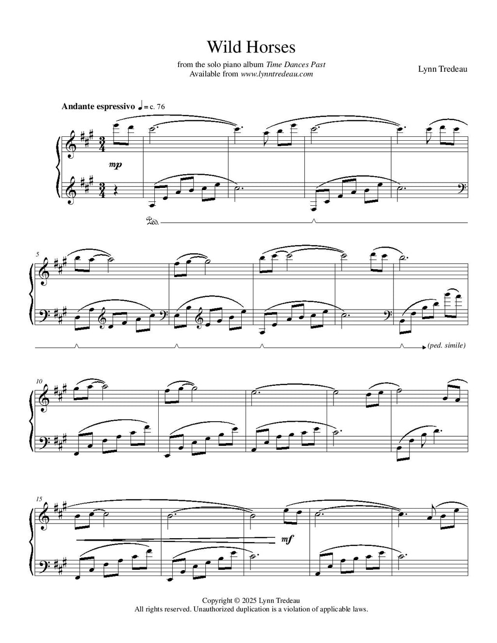 Time Dances Past-Digital Songbook