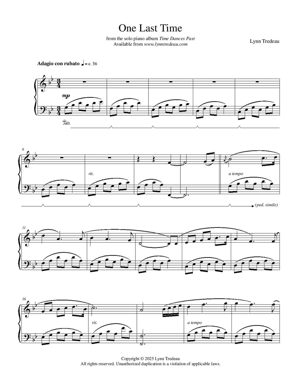 Time Dances Past-Digital Songbook