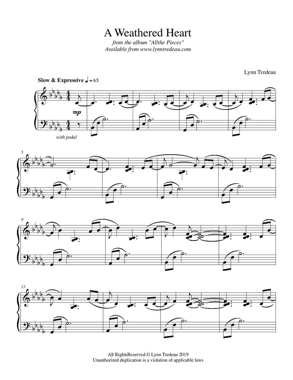 All the Pieces-Physical Song Book