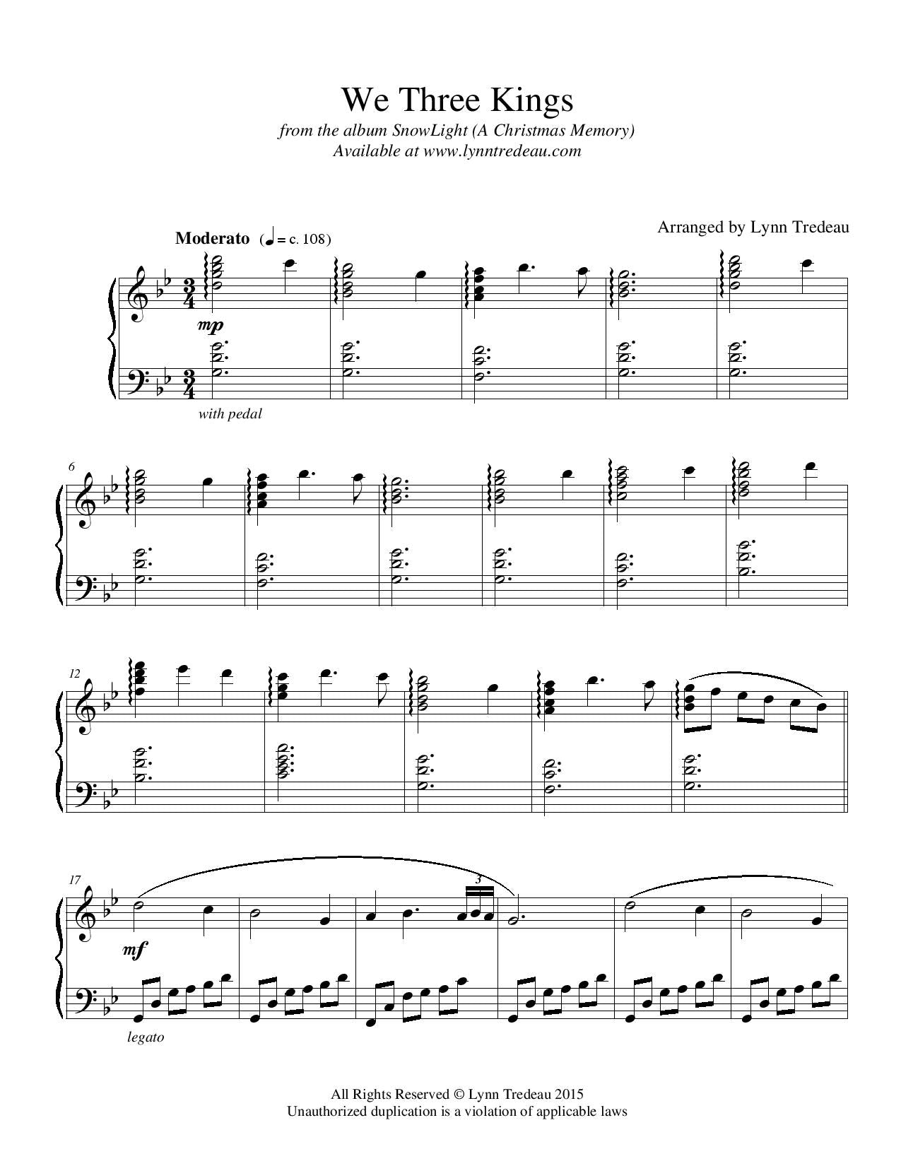 SnowLight (A Christmas Memory)-Physical Songbook